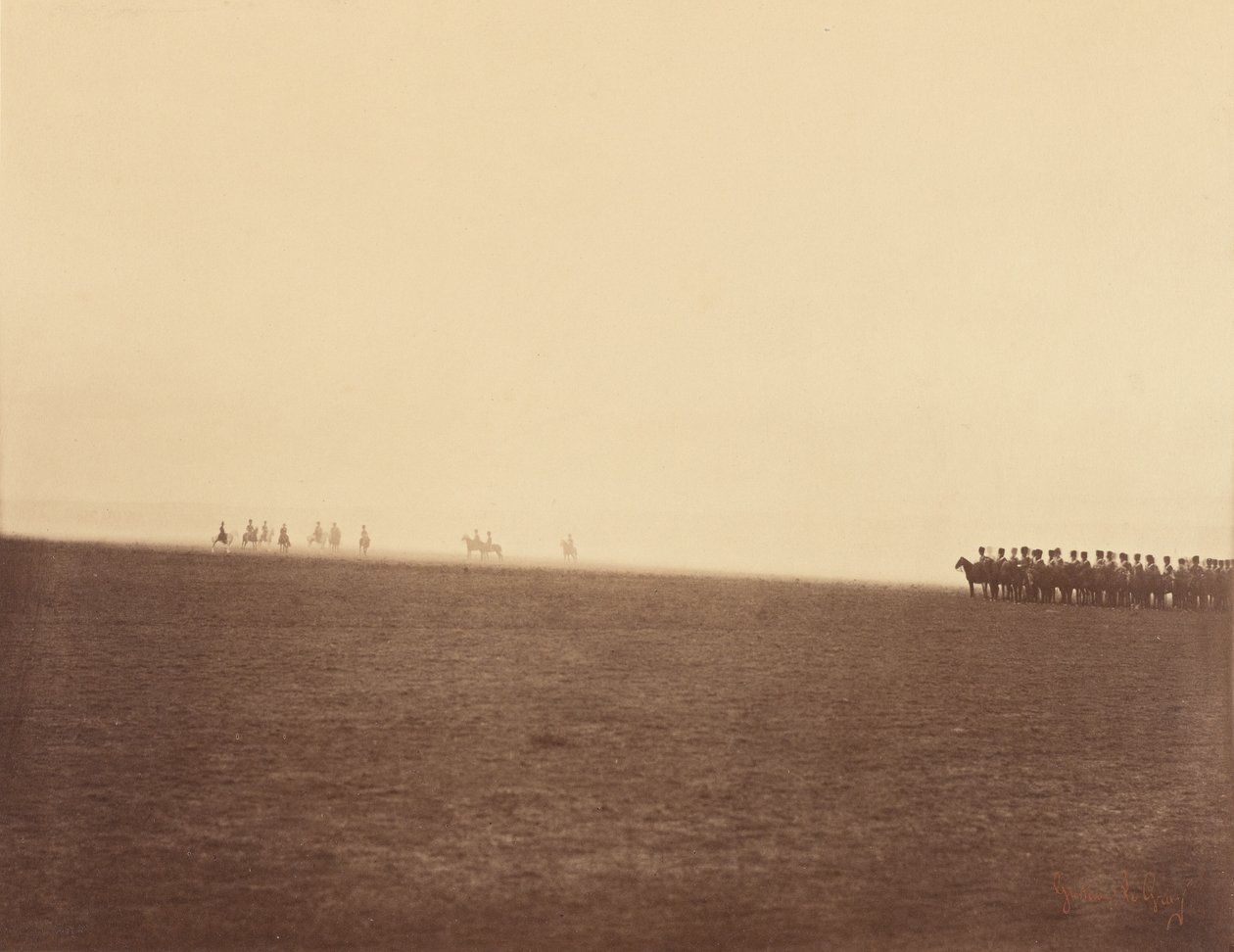 [Tropper langs horisonten] af Gustave Le Gray