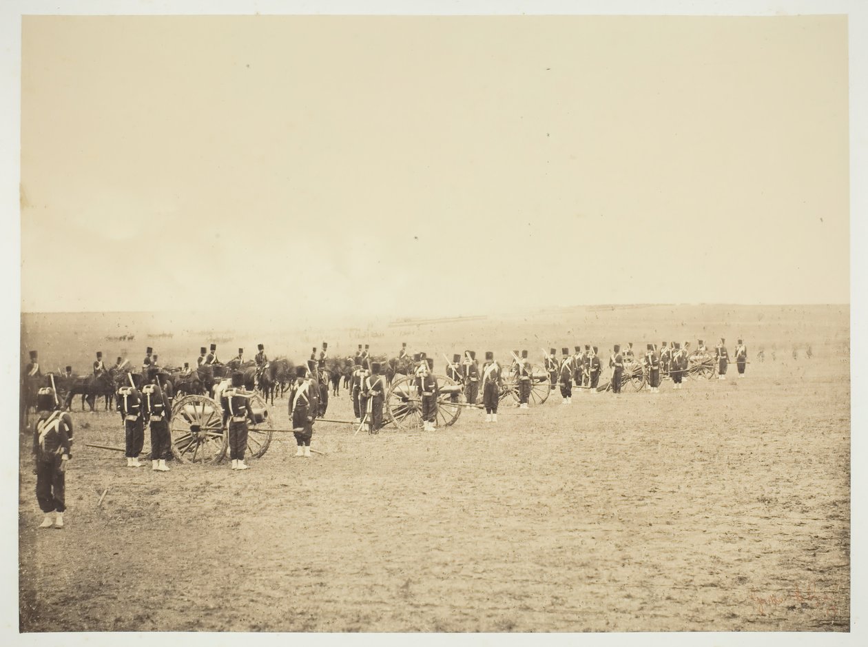 Uden titel [artilleri], 1857. af Gustave Le Gray