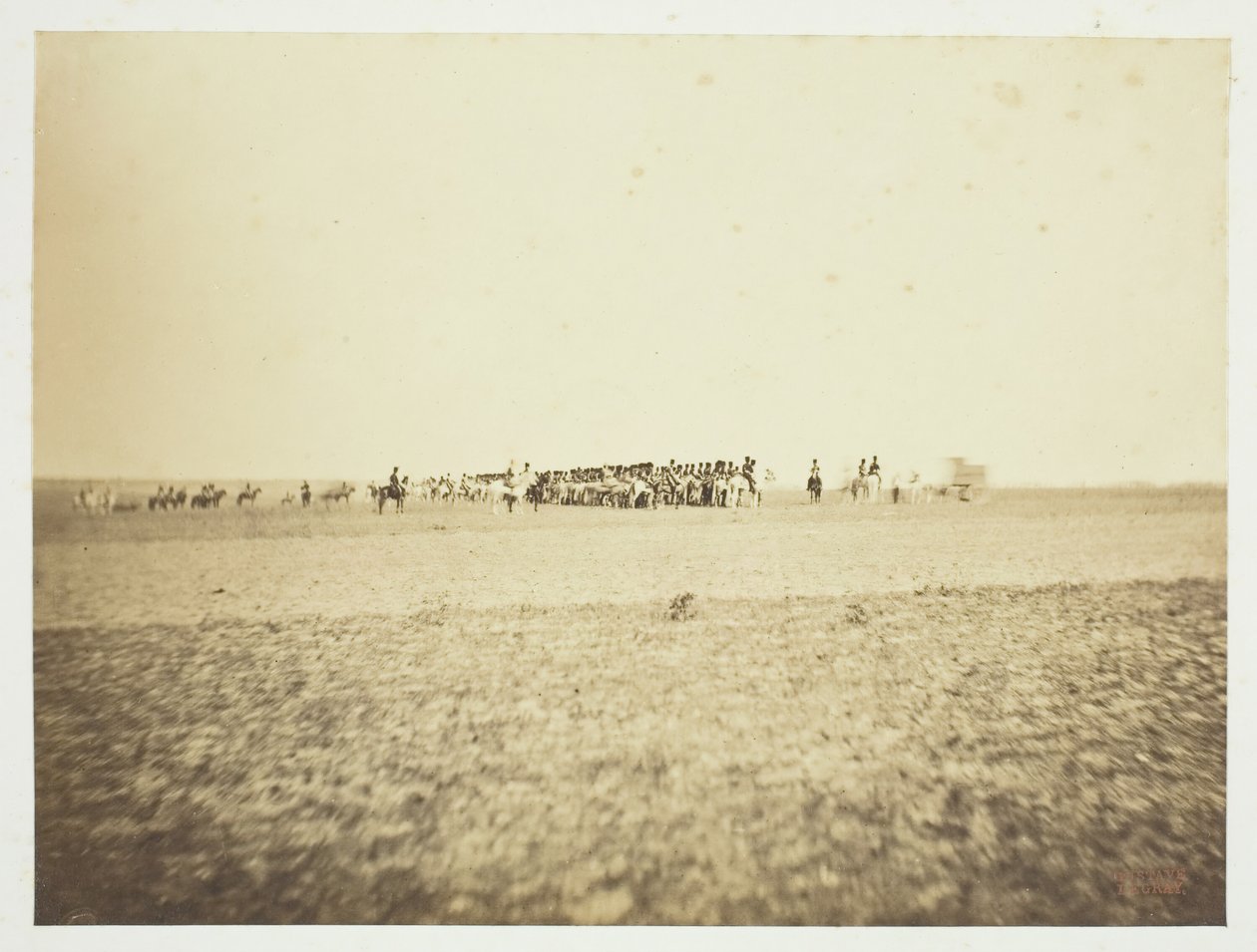 Uden titel [kavaleri], 1857. af Gustave Le Gray