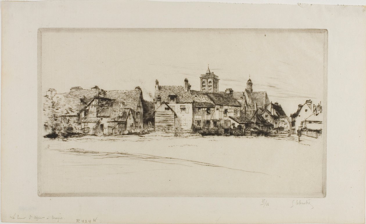 Tårnet i St. Nizier, Troyes af Gustave Leheutre