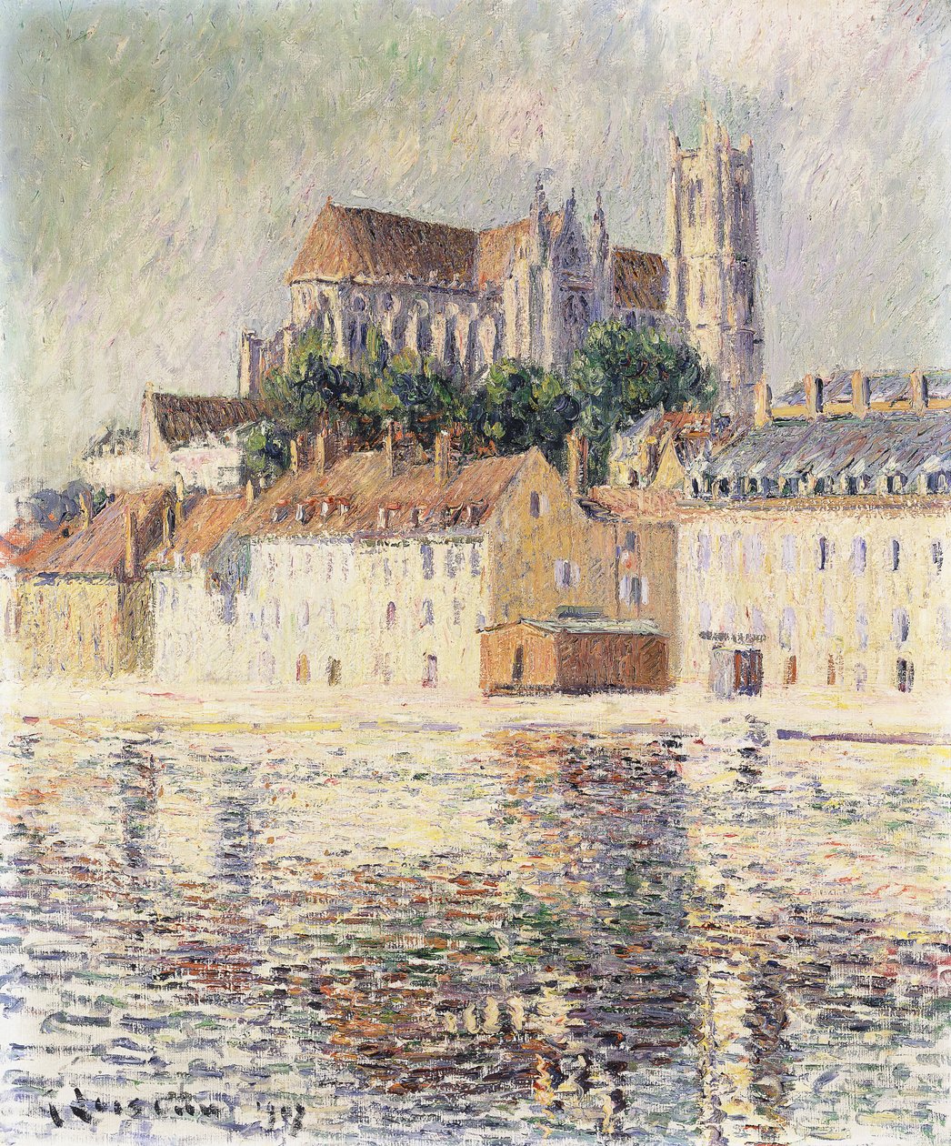Auxerre katedral, af Gustave Loiseau