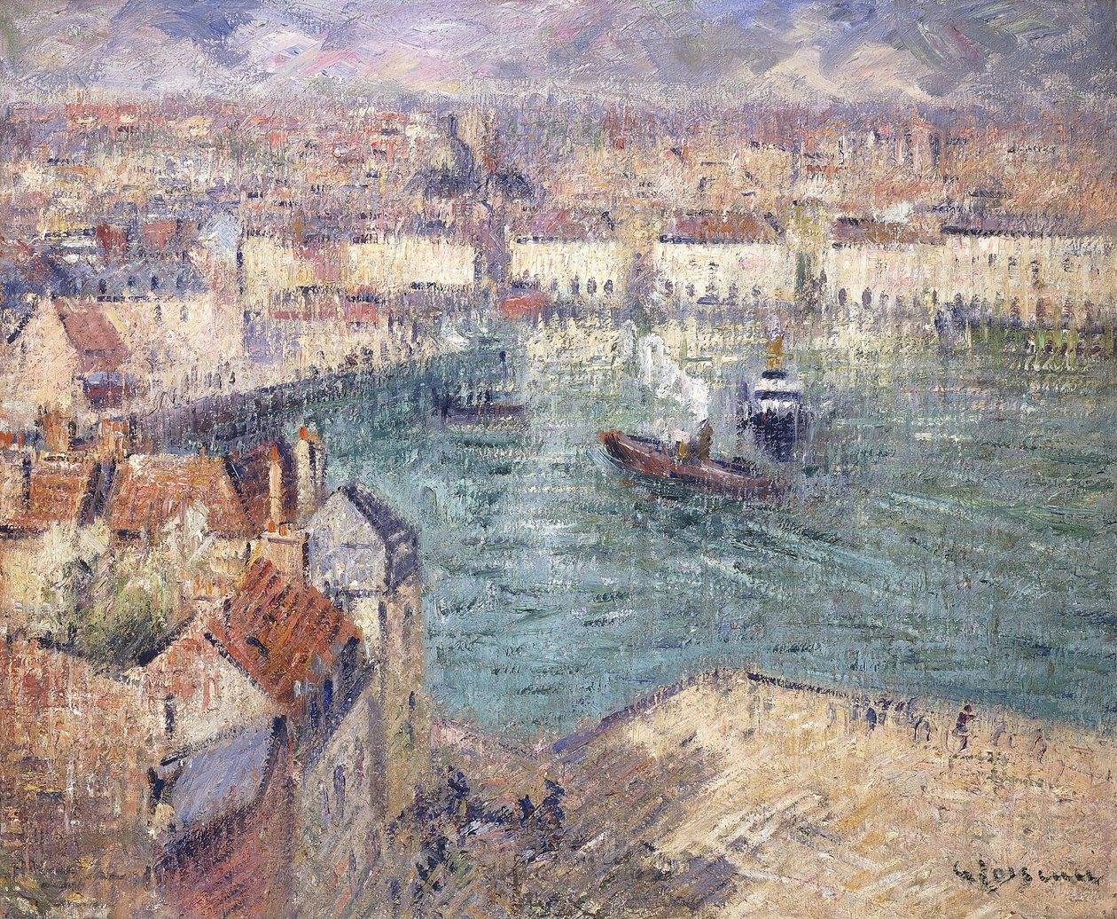 Dieppe, 1929 af Gustave Loiseau