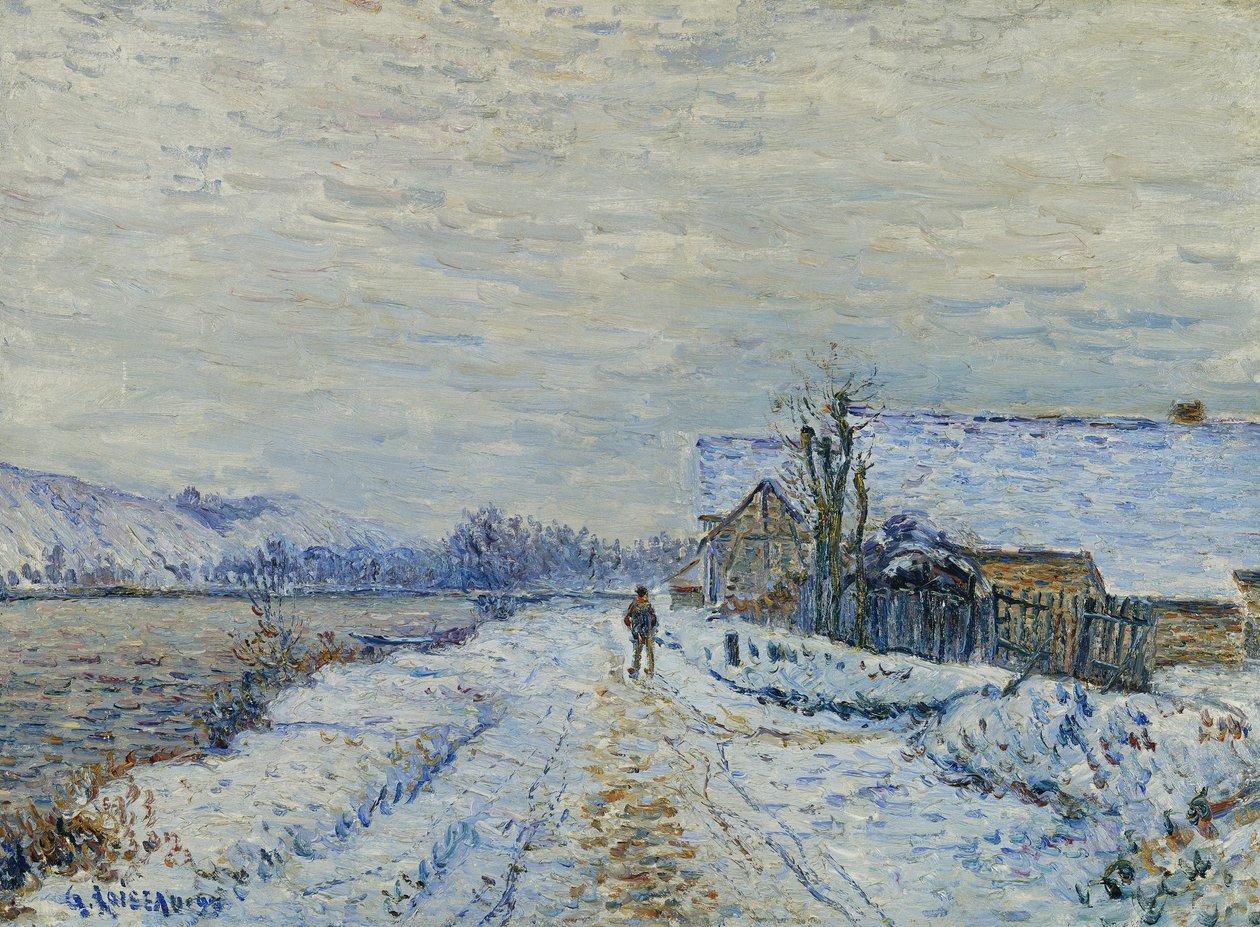 Effekten af ​​sne ved Tournedos, 1899 af Gustave Loiseau