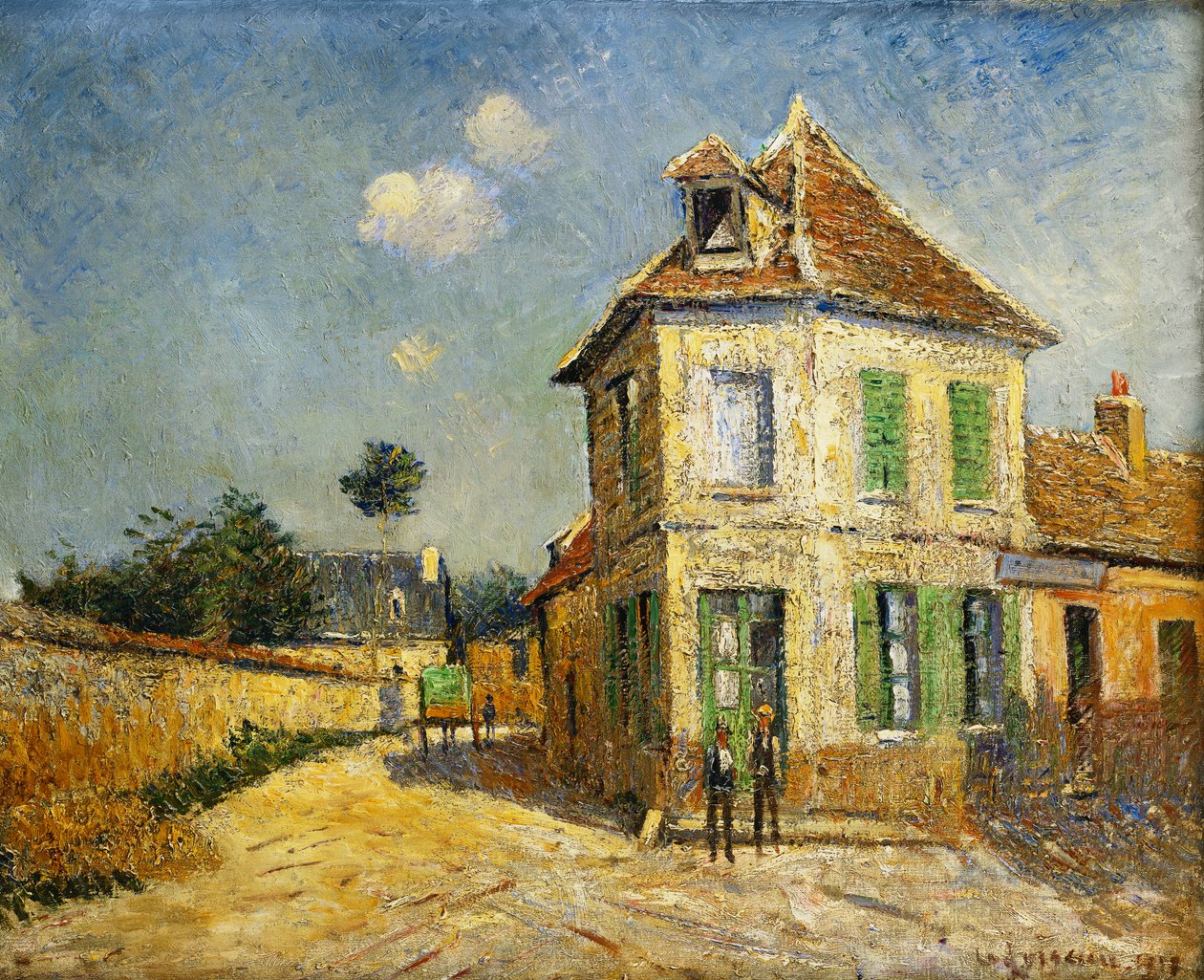 St, 1917 af Gustave Loiseau