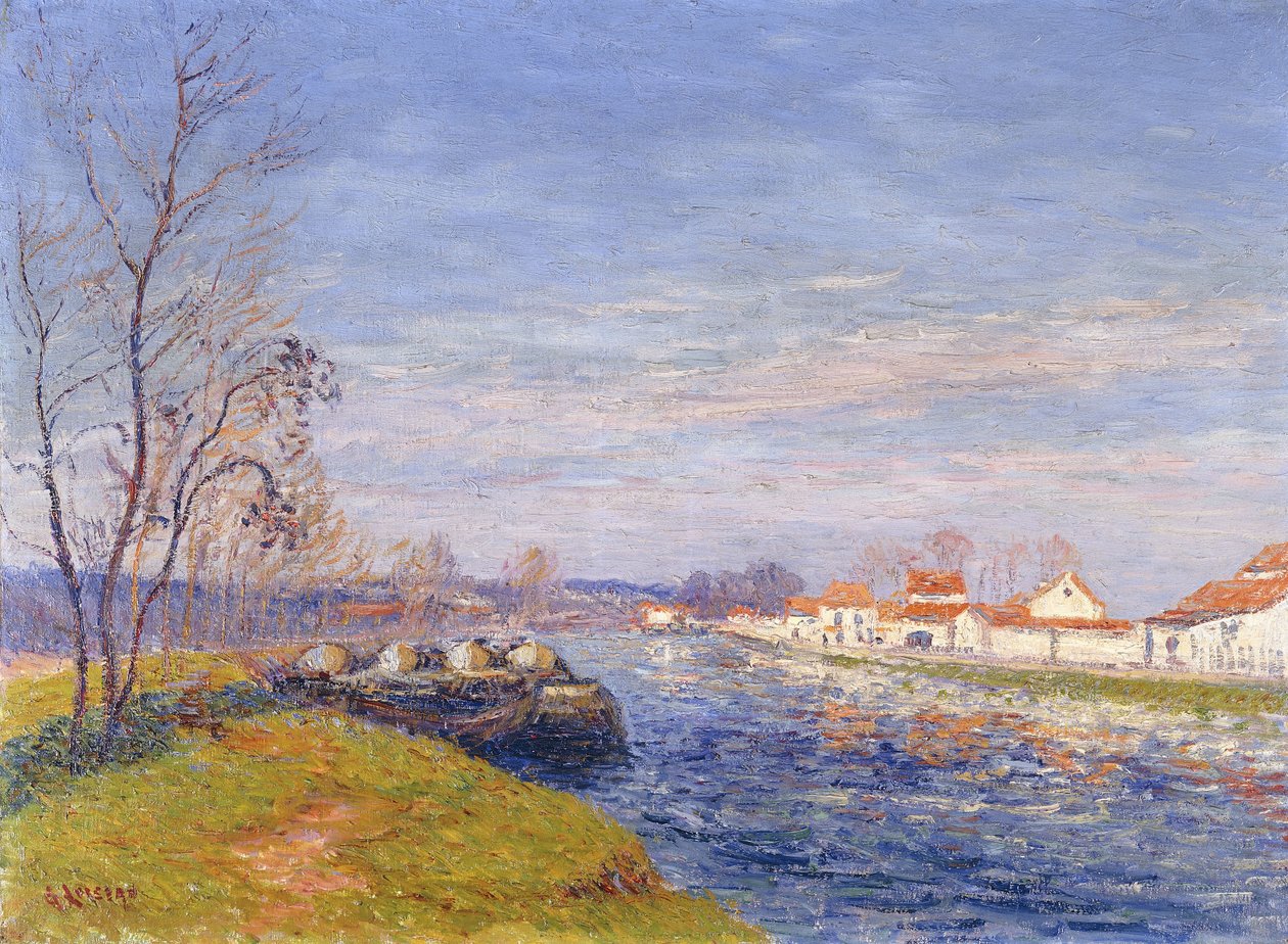 St. Moms, Moret-sur-Loing af Gustave Loiseau