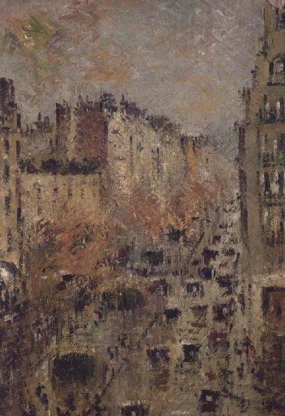 Boulevard Raspail, 1928 af Gustave Loiseau