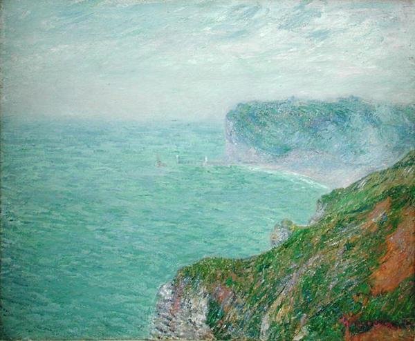 Klipperne ved Fecamp af Gustave Loiseau