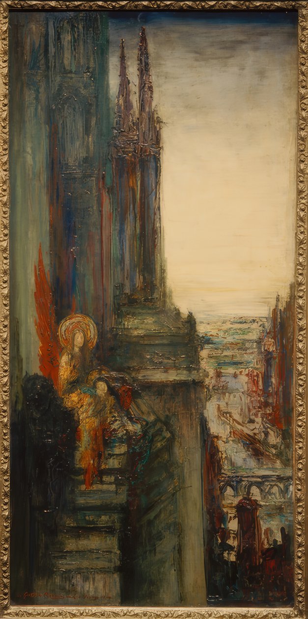 De rejsende engle af Gustave Moreau