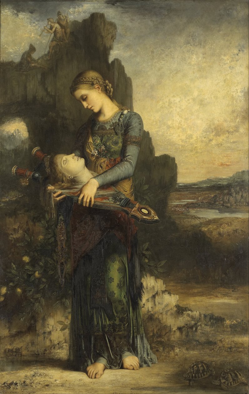 Fransk: Orphée Orpheus af Gustave Moreau