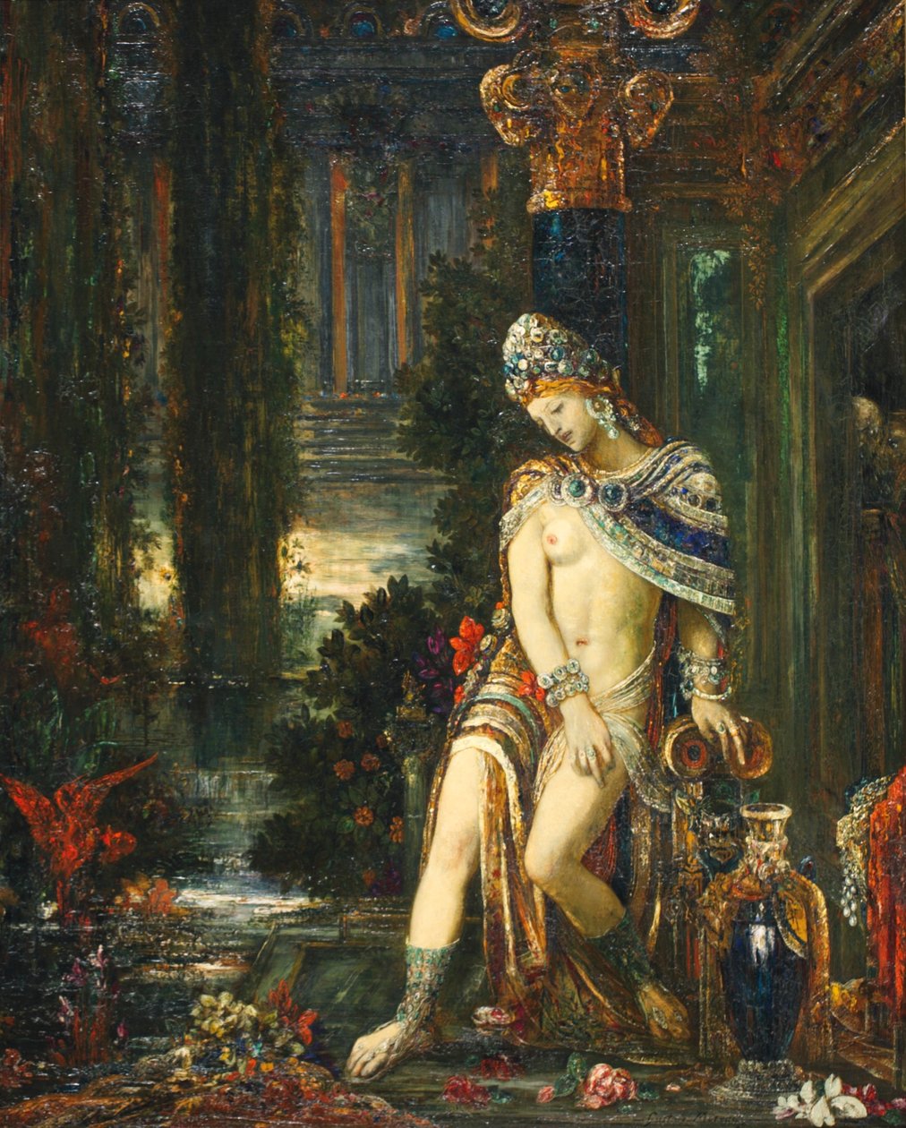 Fransk: Suzanne et les vieillards af Gustave Moreau