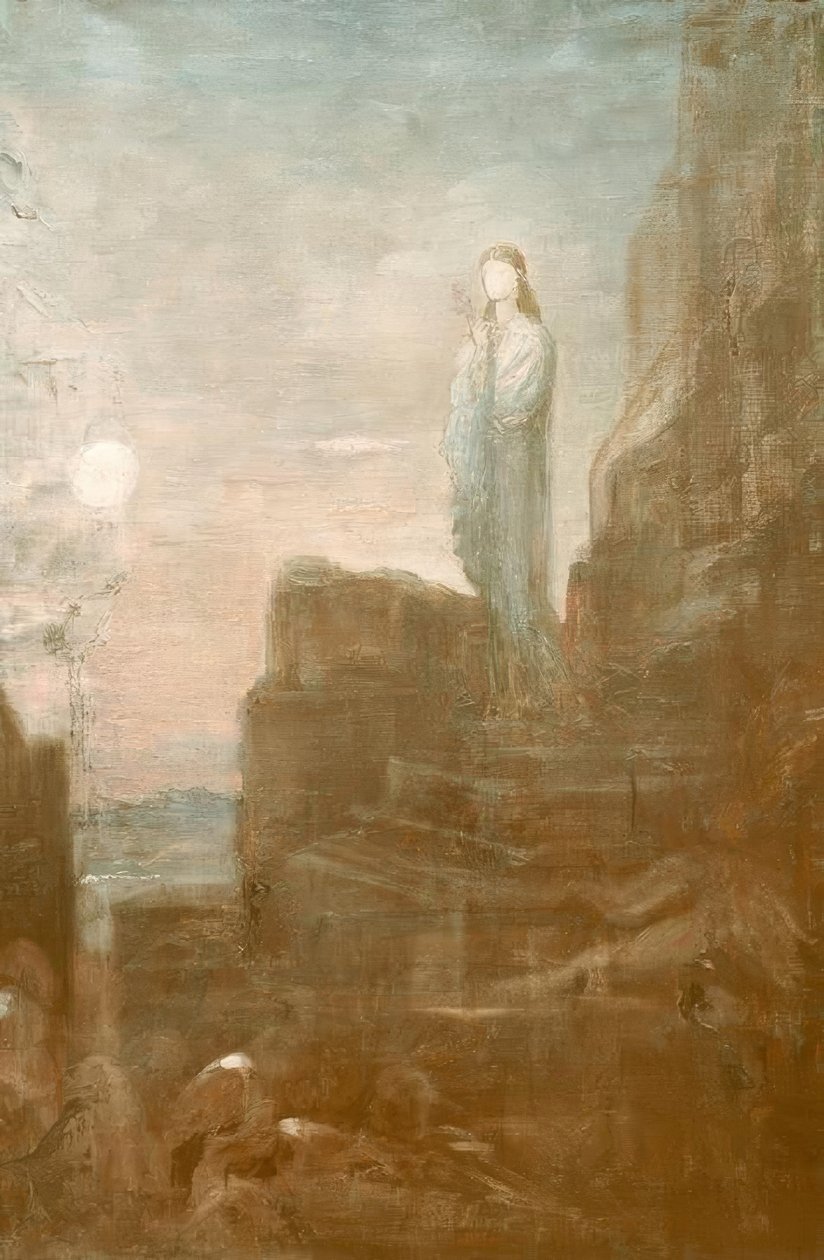 Helene på Trojas mure af Gustave Moreau