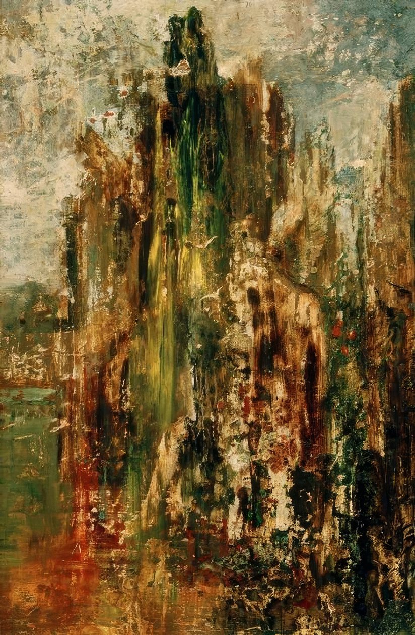 På landet. Rough (ved Sfinxen) af Gustave Moreau