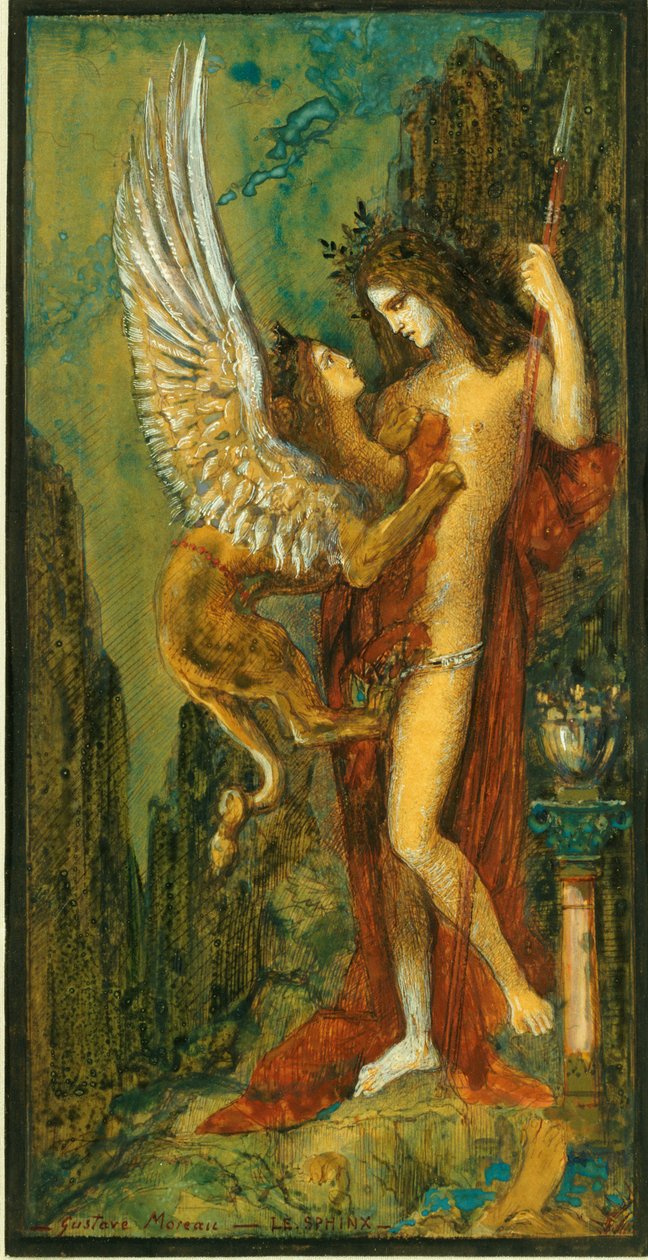 Sfinxen af Gustave Moreau