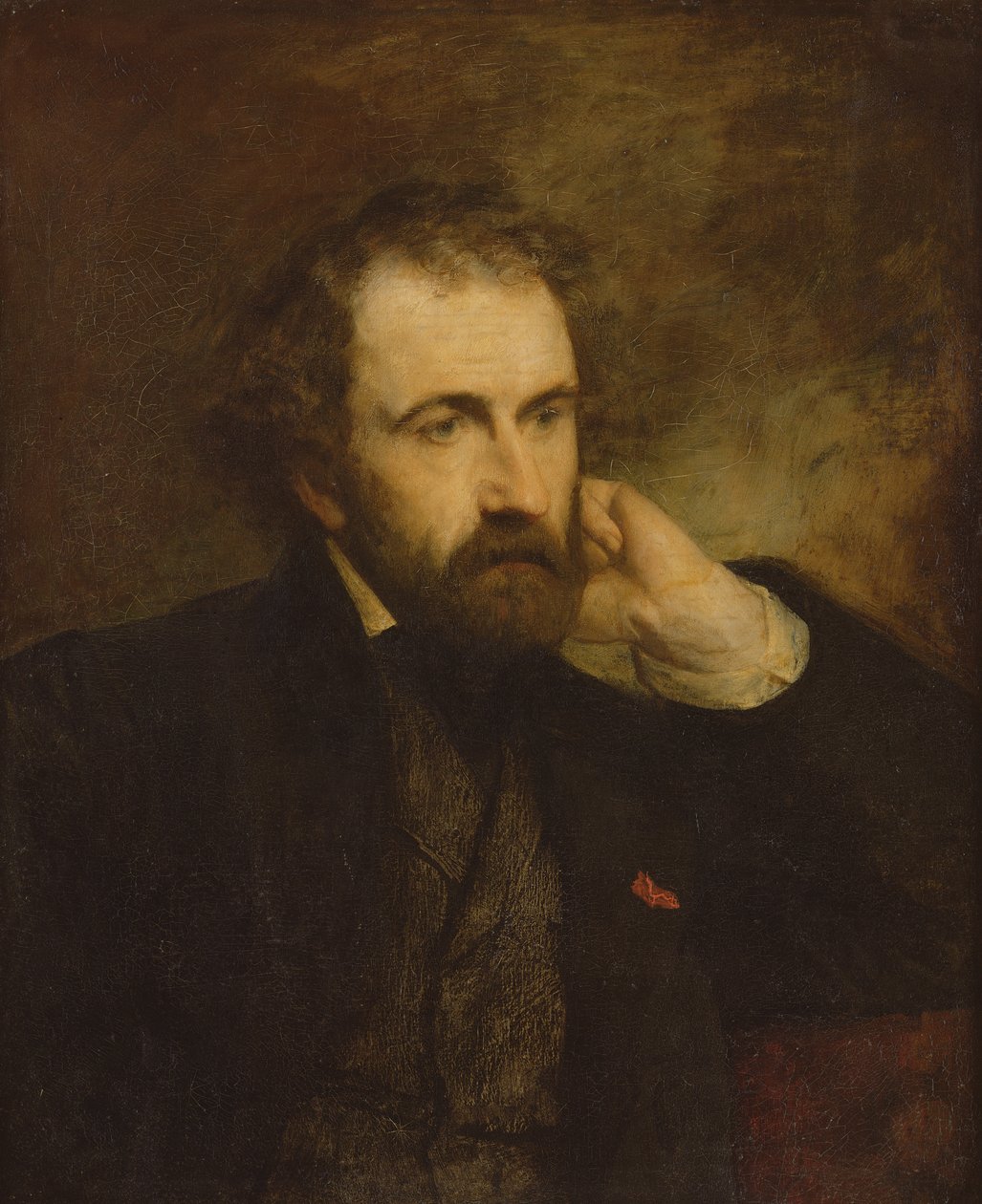 Portræt af Paul Chenavard (1807-95) af Gustave Ricard