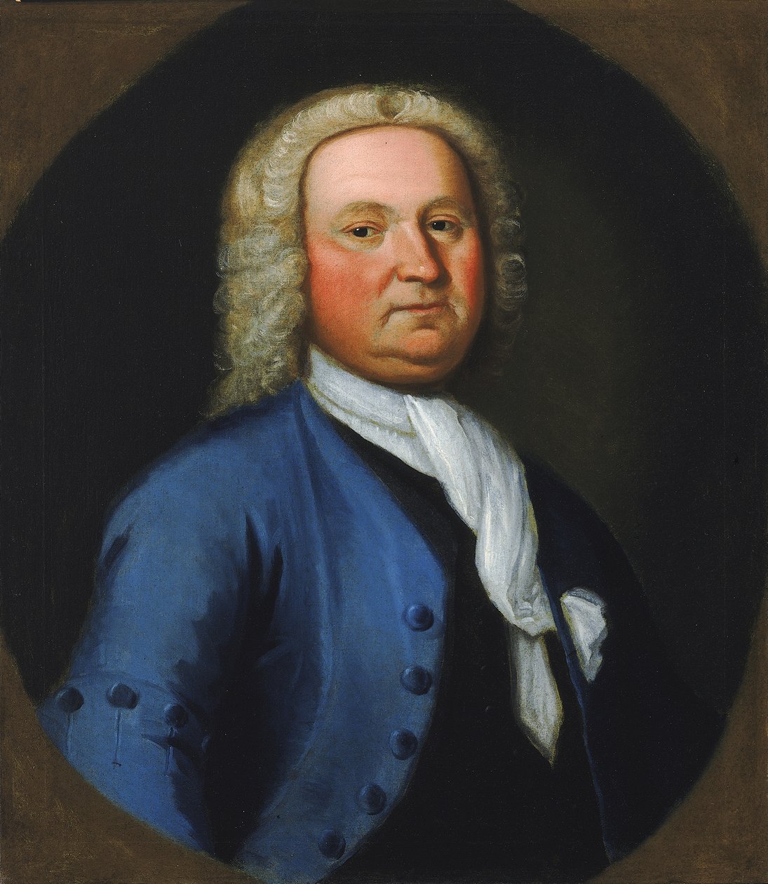 Dr. Gustavus Brown, 1742. af Gustavus Hesselius