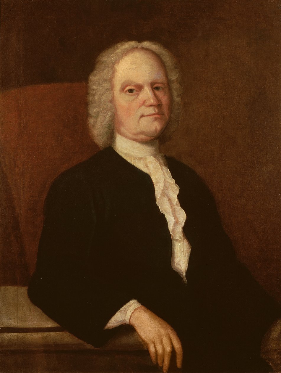 Selvportræt, ca. 1740 af Gustavus Hesselius
