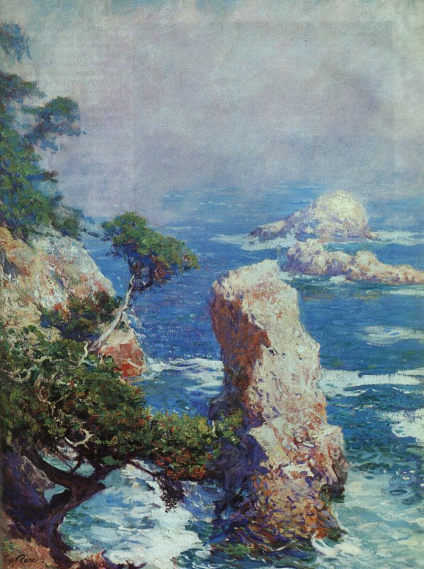 Tåge over Point Lobos af Guy Rose