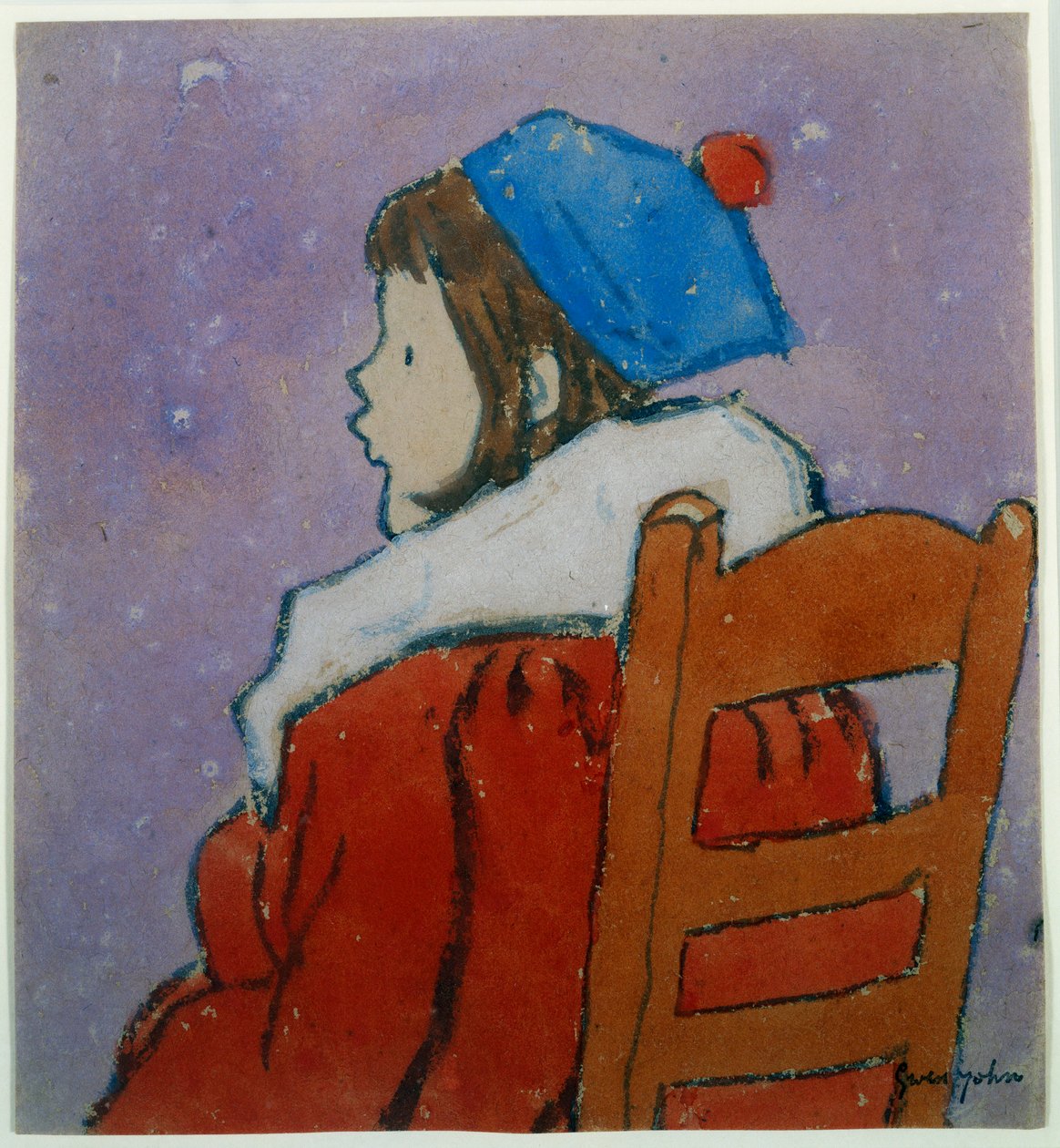 Petit Profile, ca. 1920 af Gwen John