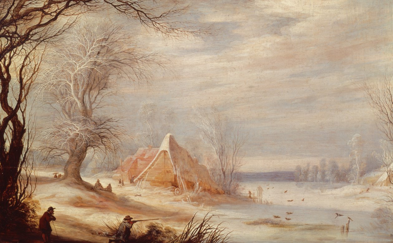 Vinterlandskab af Gysbrecht Lytens or Leytens