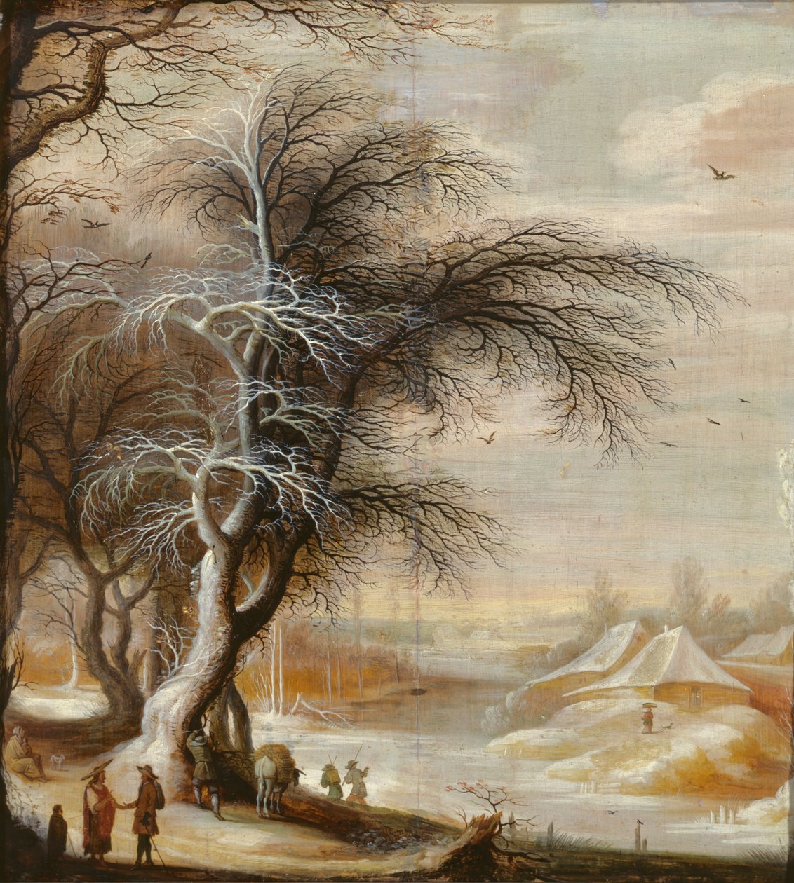 Vinterlandskab af Gysbrecht Lytens or Leytens
