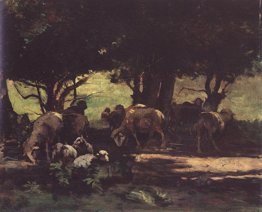 Fårbesætning af Gyula Agghazy