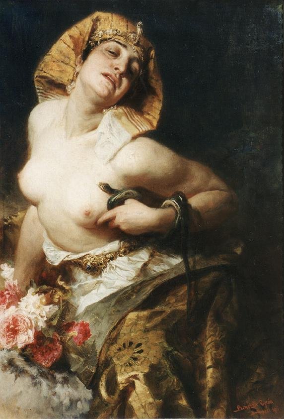 Cleopatra af Gyula Benczúr