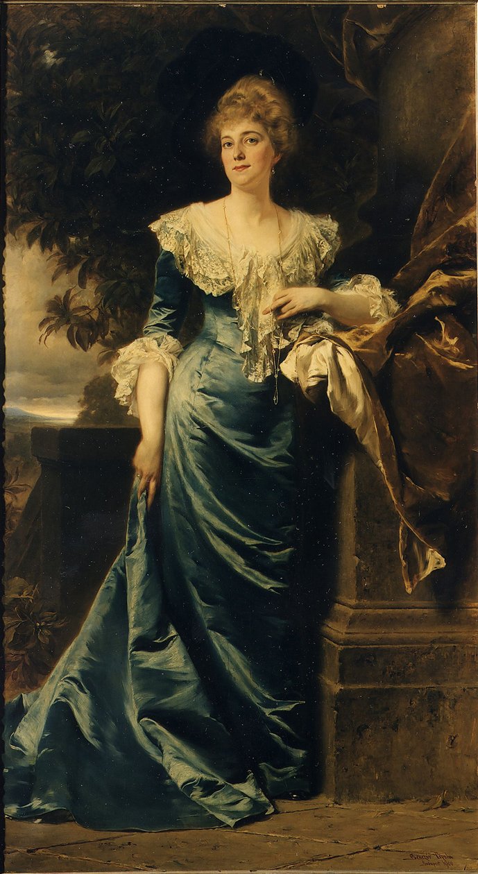 Portræt af Hedwig de Ligne, 1900. af Gyula Benczúr