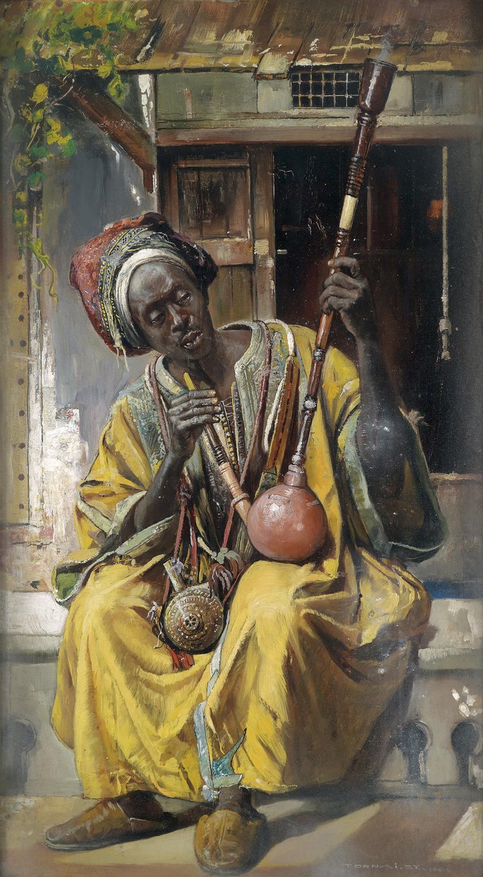 Vandrørsrygeren, 1903 af Gyula Tornai