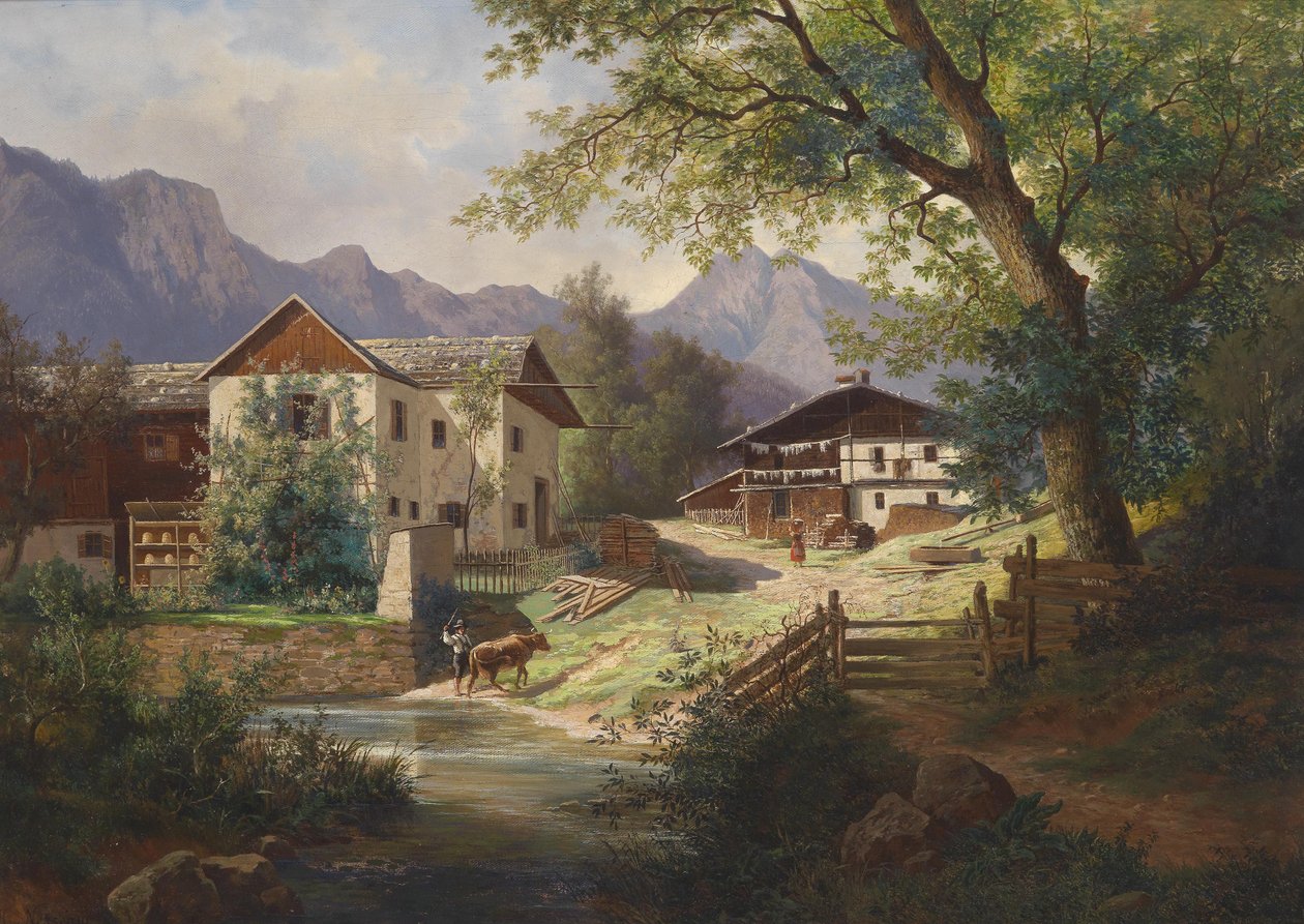 Landlig idyl af H. Nessenyi