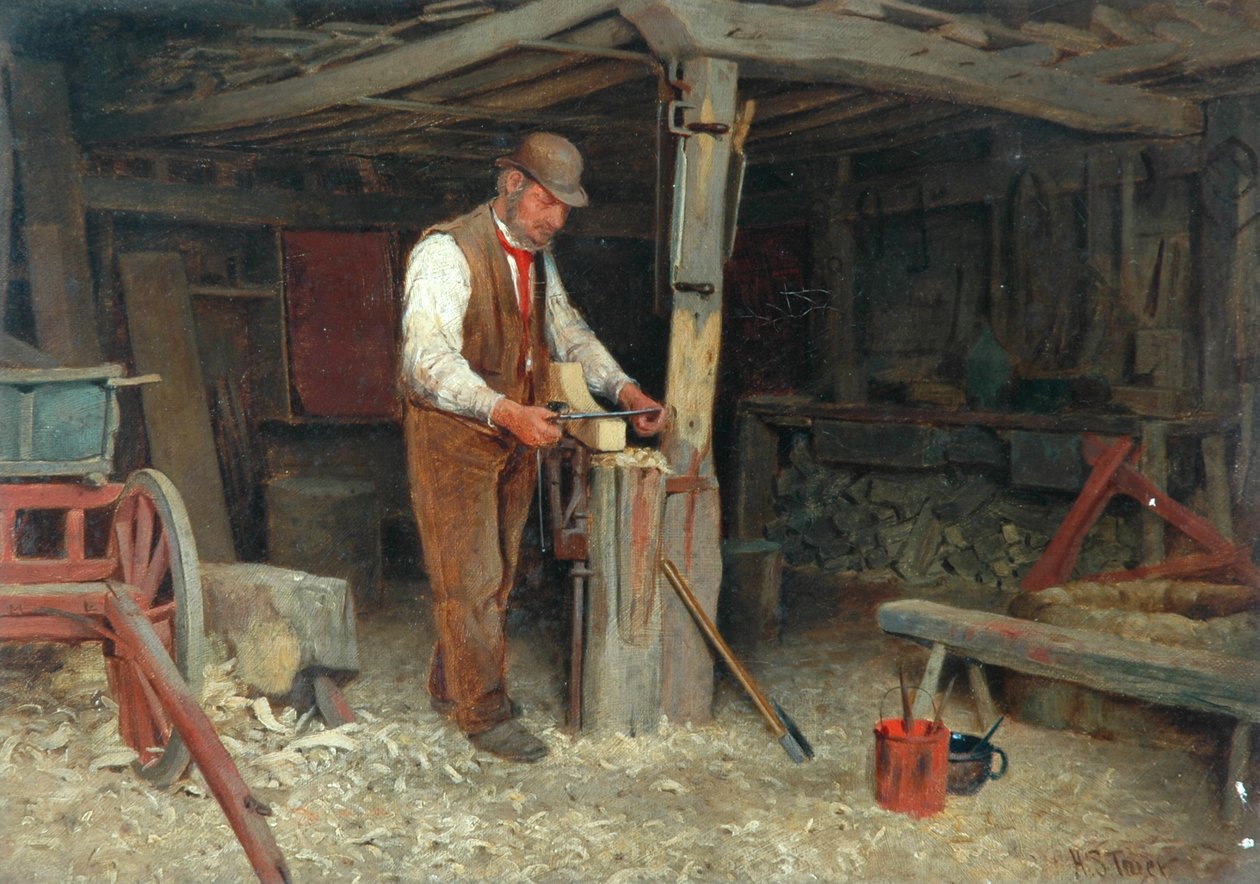 Hjulmager, ca. 1900 af H. Stuck