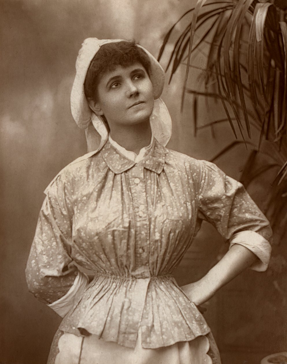 Agnes Hewitt, britisk skuespillerinde, 1887 af HS Mandelssohn