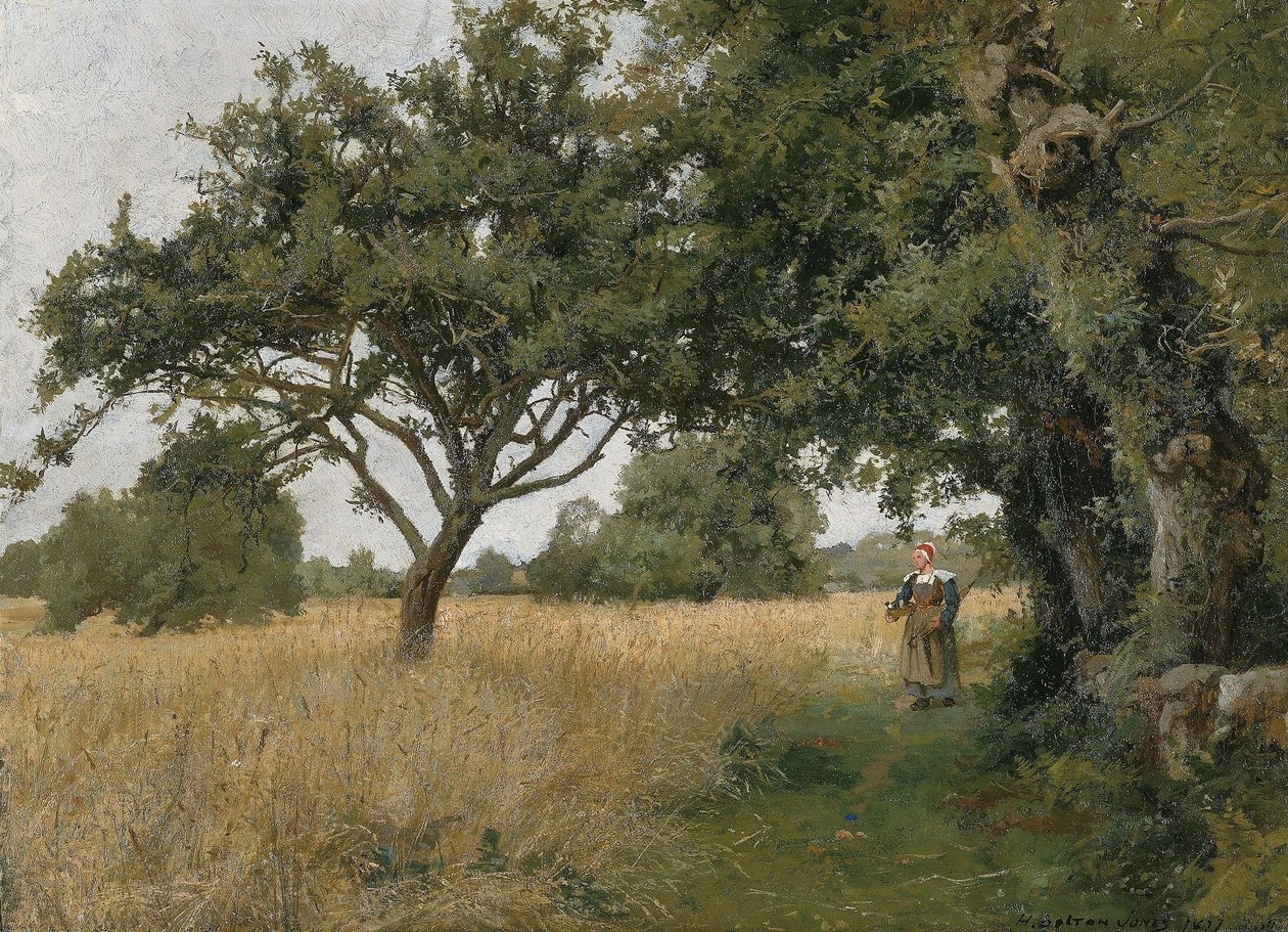 Bretagne Landskab af H. Bolton Jones