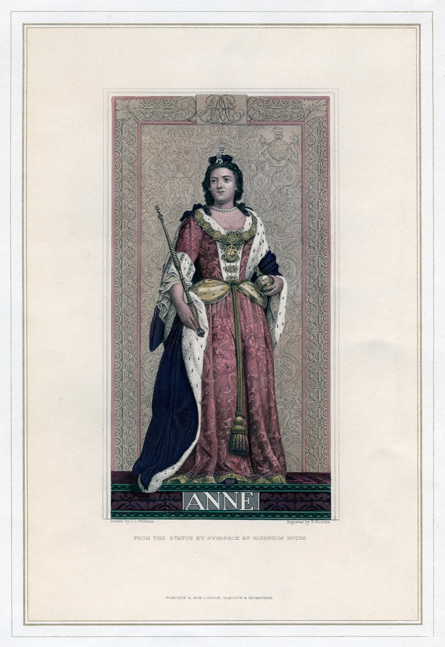 Dronning Anne, 1800-tallet af H. Bourne