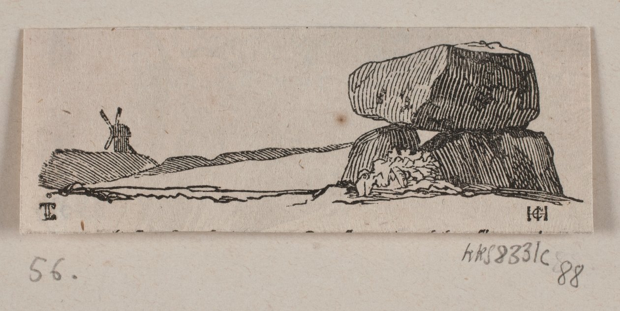 Illustration til "Stenmonumenter" af H. C. Henneberg