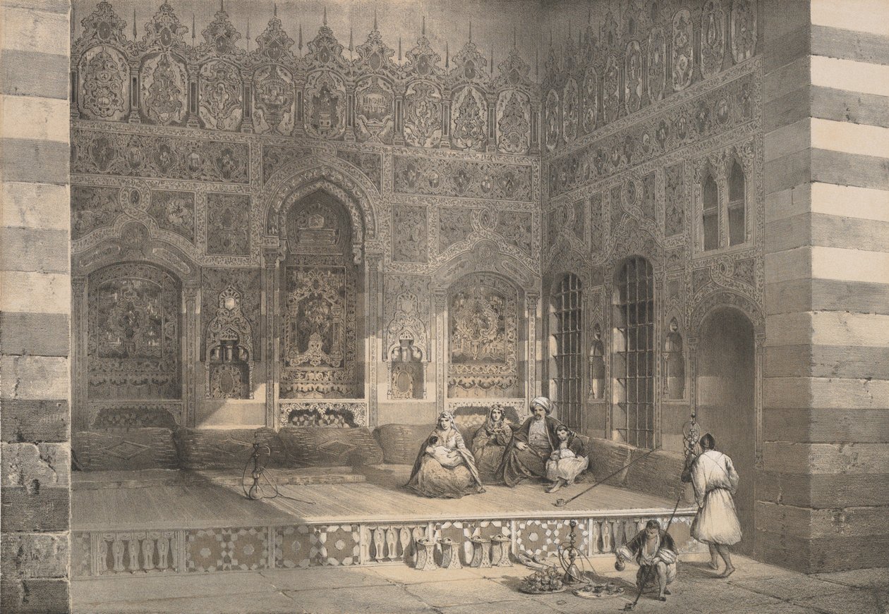100. En Iwan, i Damaskus, 1843. af H. Clerget