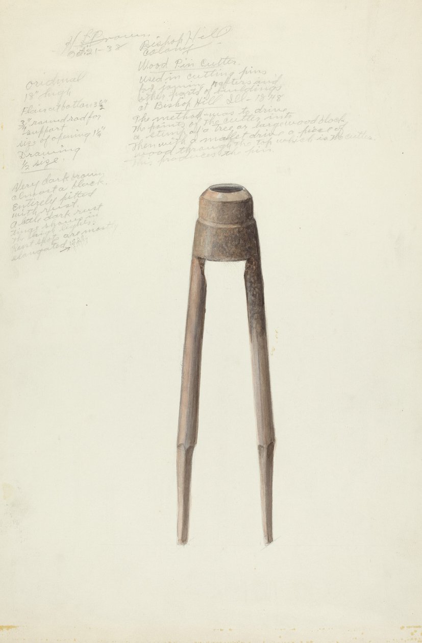 Bishop Hill: Dowel Cutter af H. Langden Brown