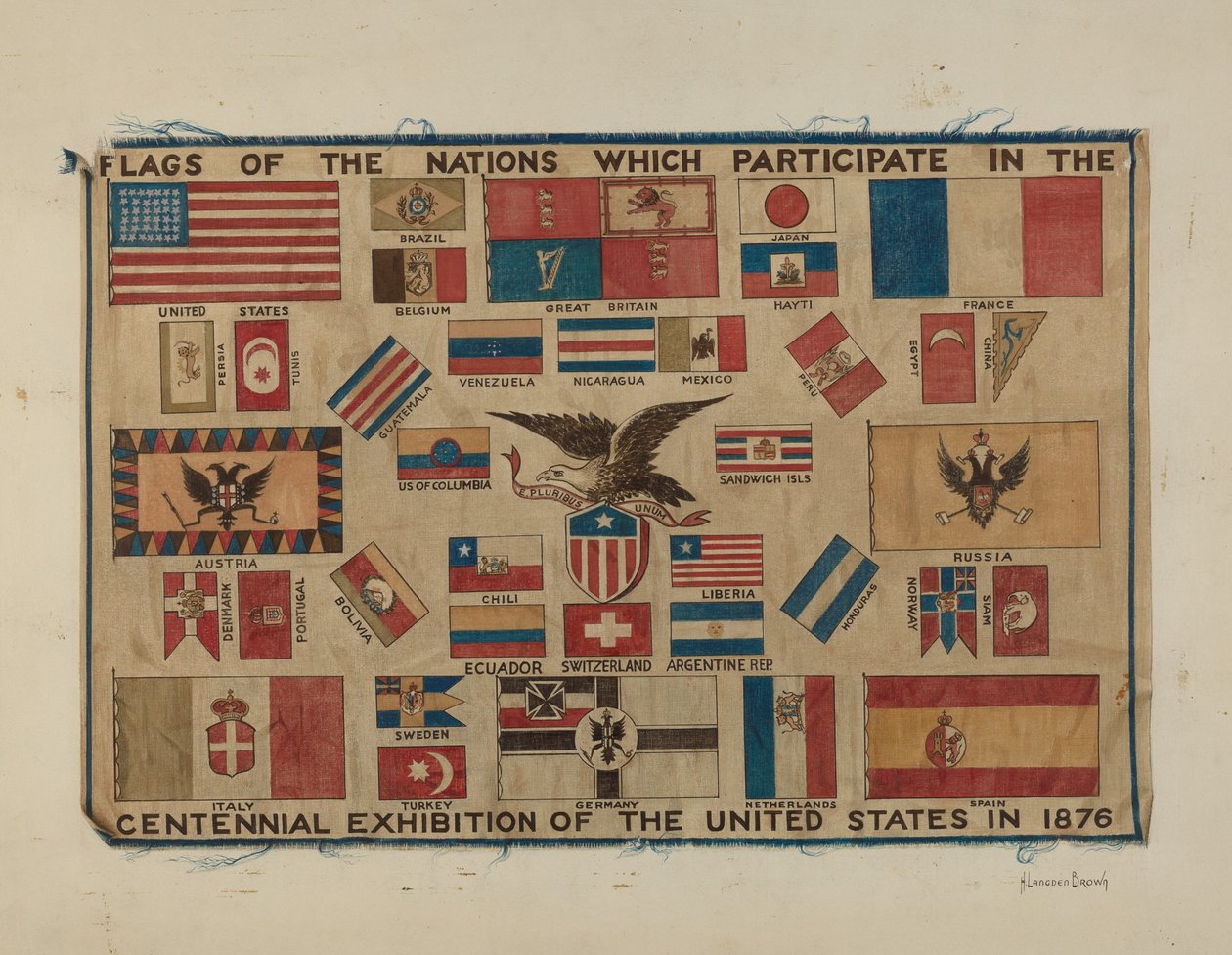 Centennial Textile - Flag af H. Langden Brown