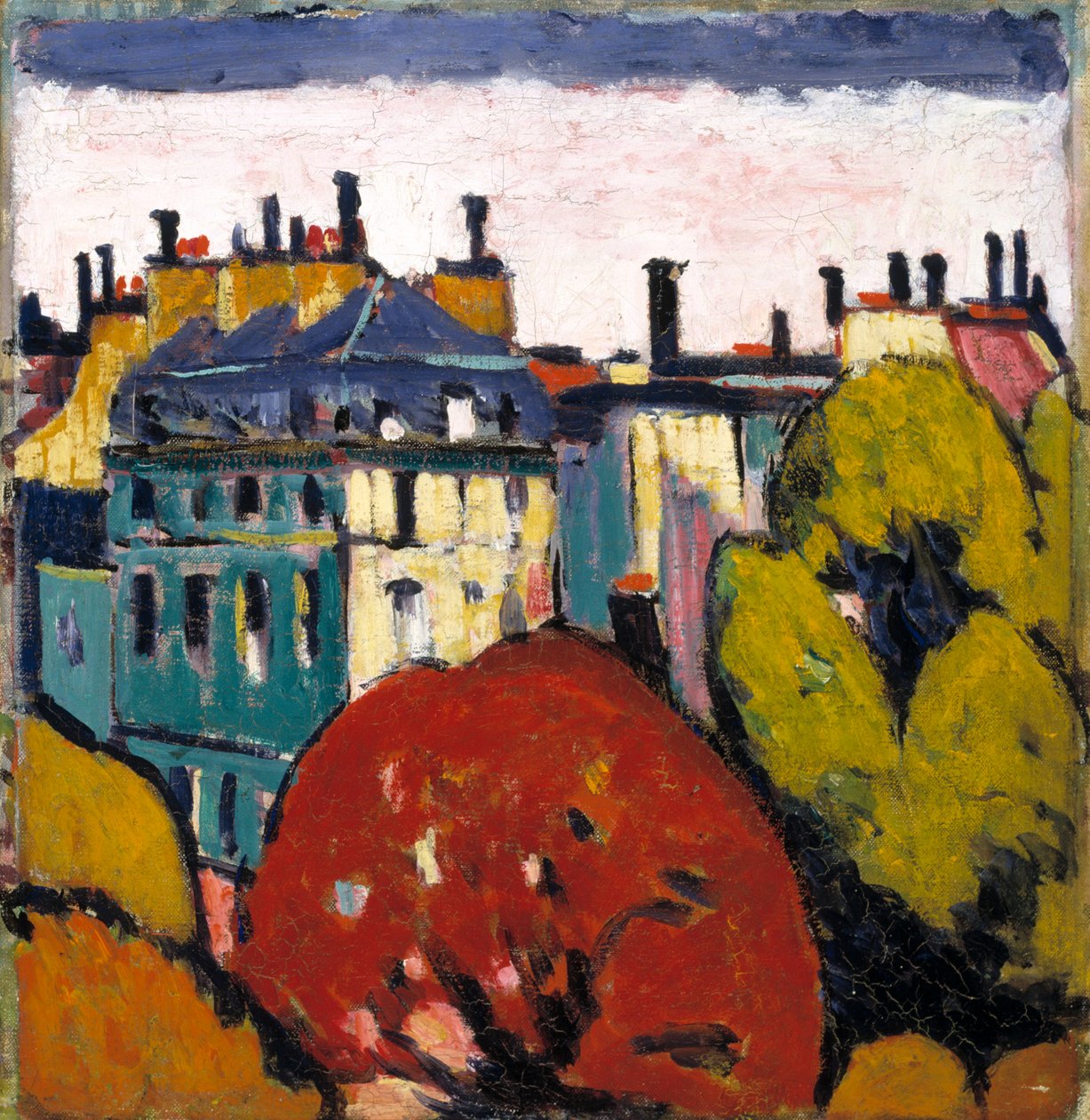Landskab, Paris, 1912-1914. af H Lyman Sayen