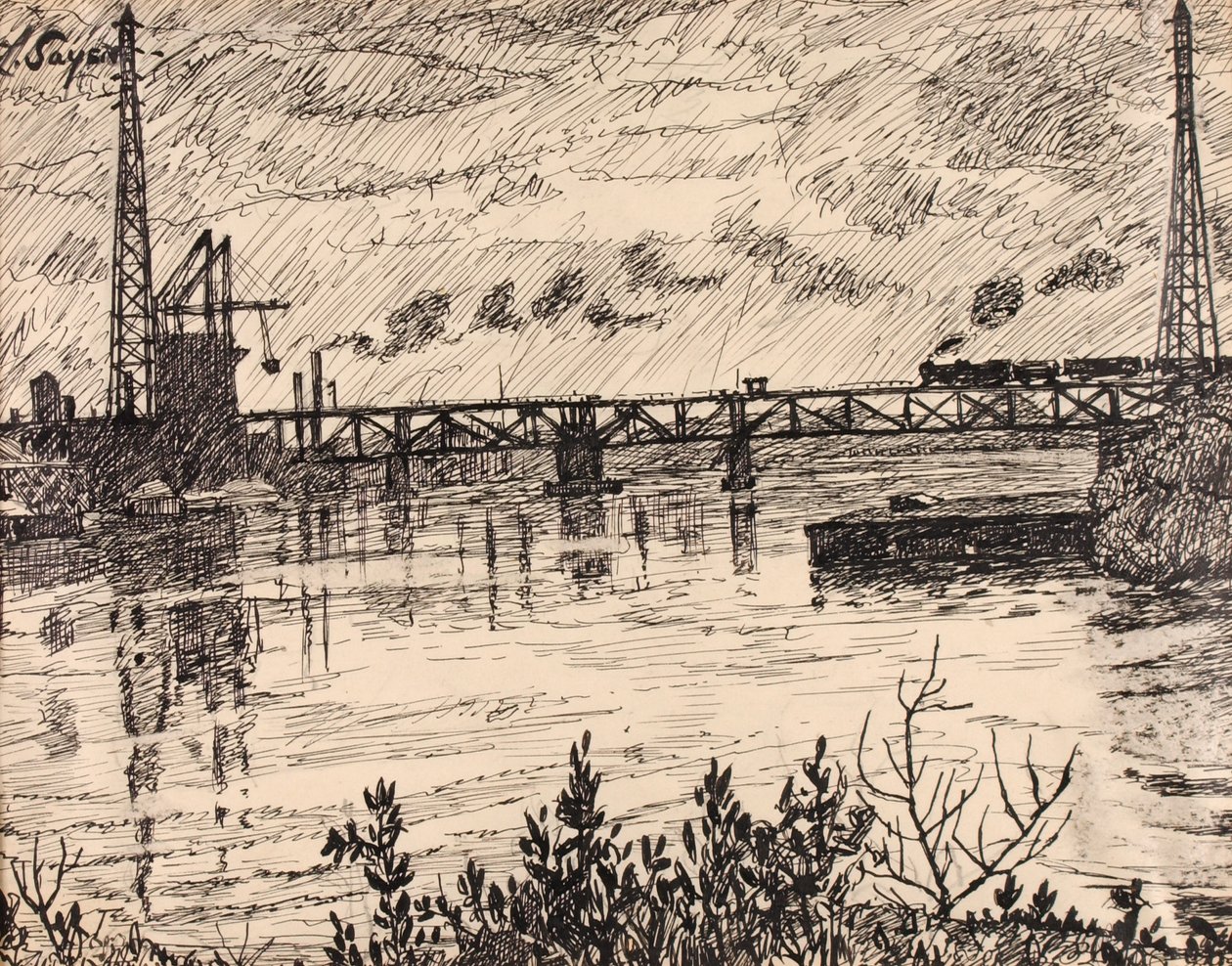 Schuylkill nr. 3 af H. Lyman Sayen