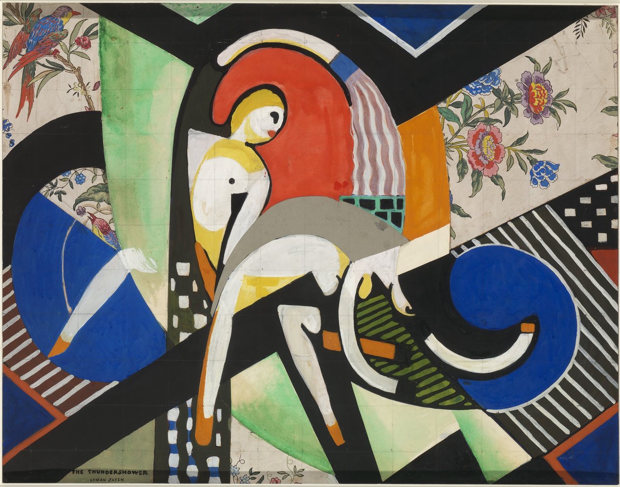 The Thundershower (studie til maleri) af H. Lyman Sayen