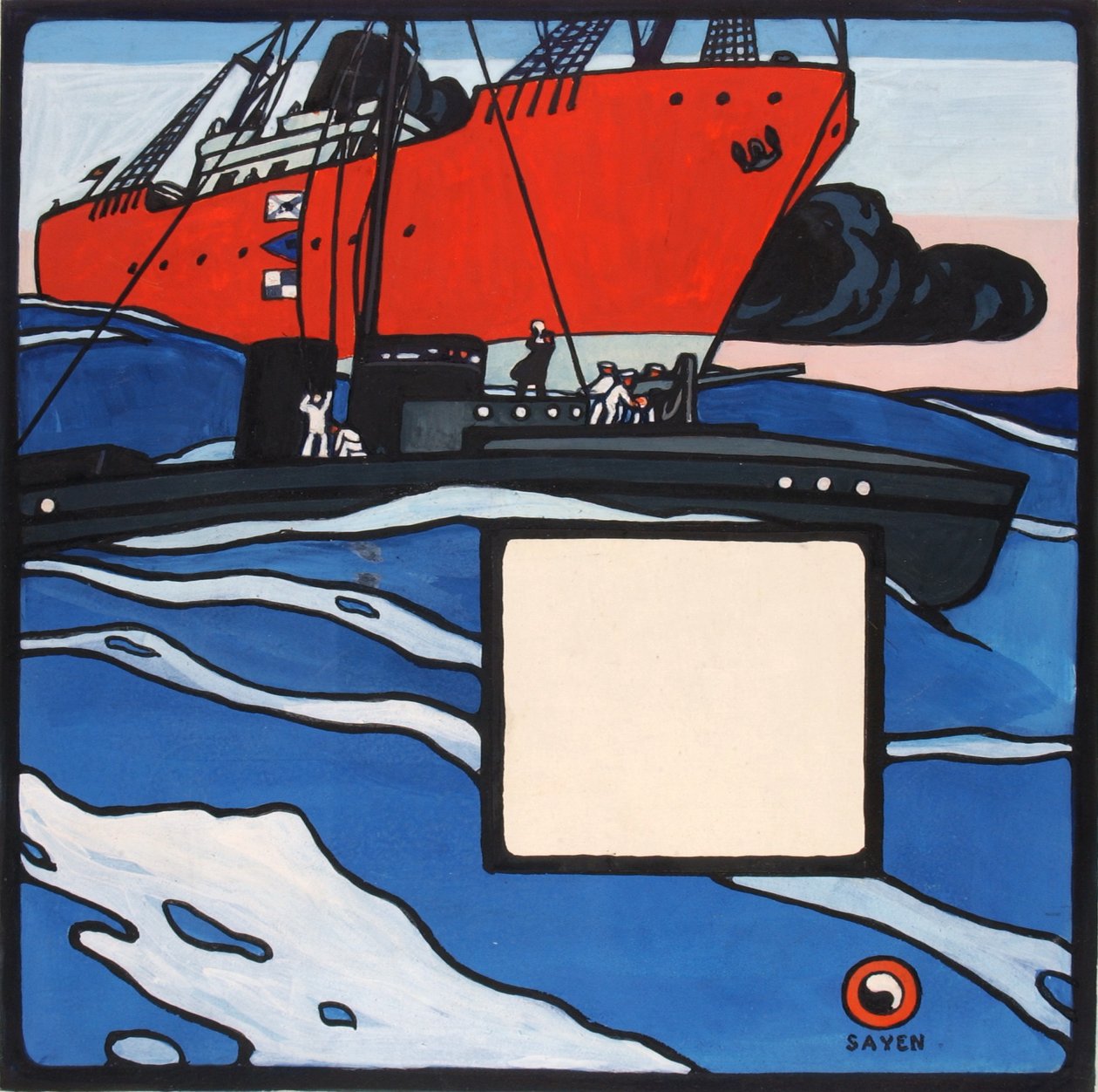 Uden titel (flådeaktion) af H. Lyman Sayen