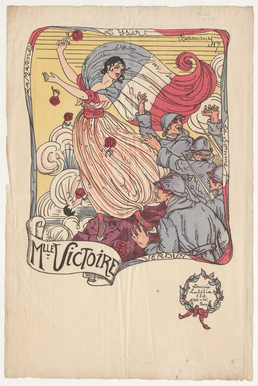 Miss Victory, 1917. af H. Robert Dammy