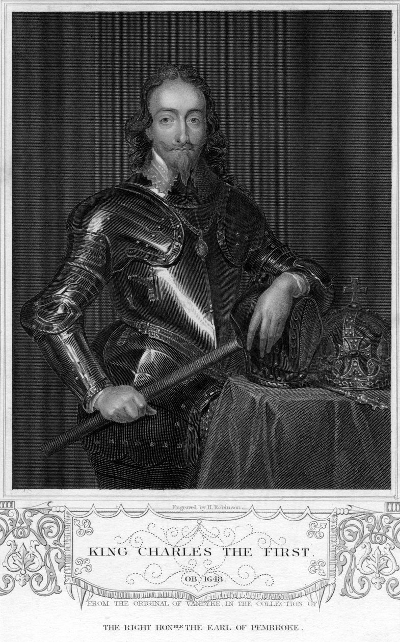 Charles I af England, 1800-tallet. af H. Robinson