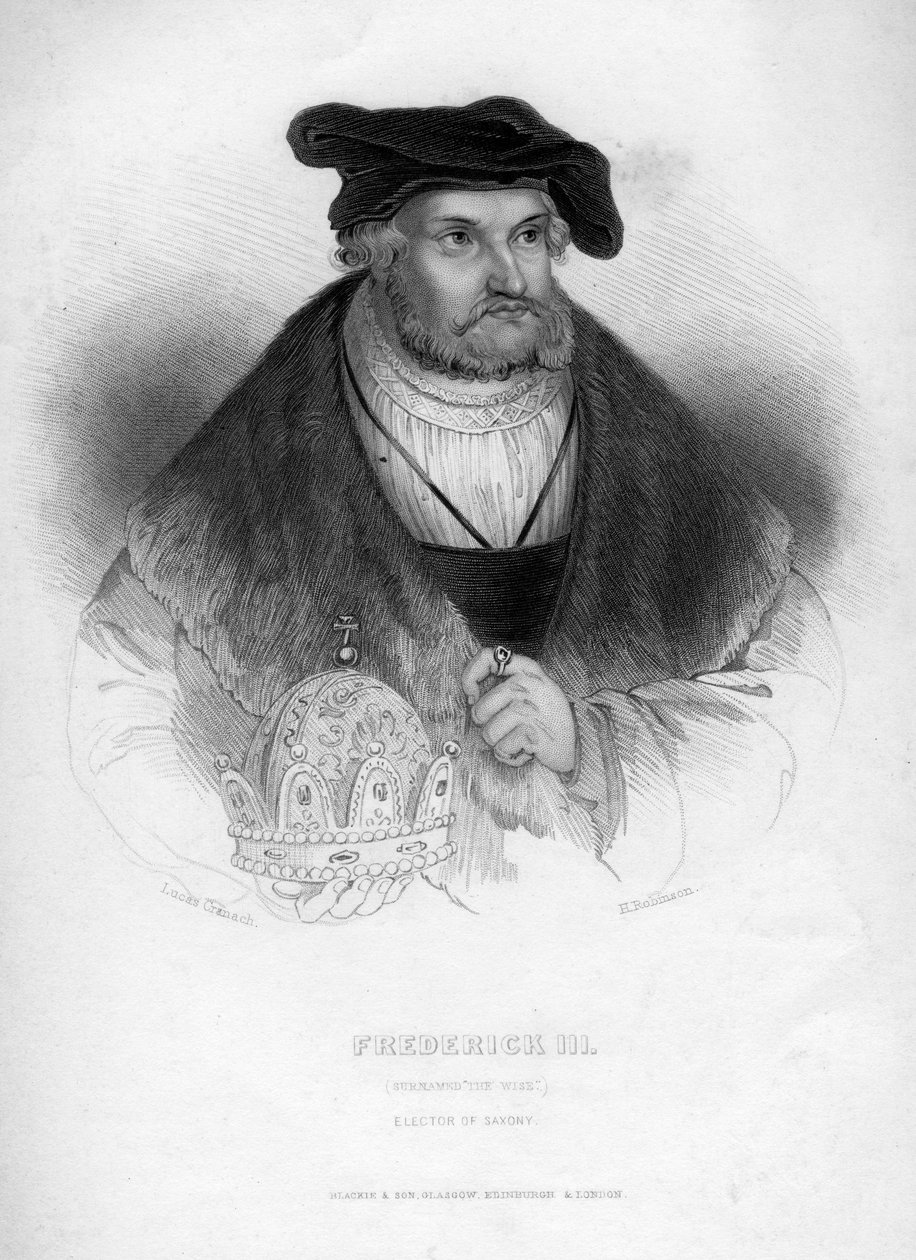 Frederik III, kurfyrste af Sachsen, 1463-1525. af H. Robinson