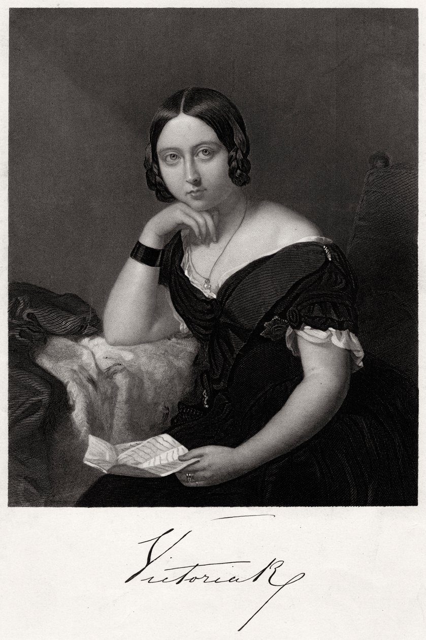 Dronning Victoria, 1800-tallet af H. Robinson