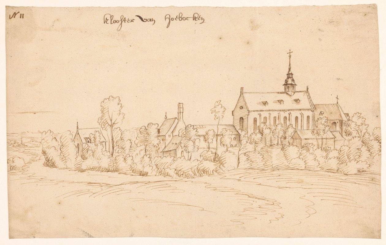 Hoboken Kloster af H. van Wel (attributed to)