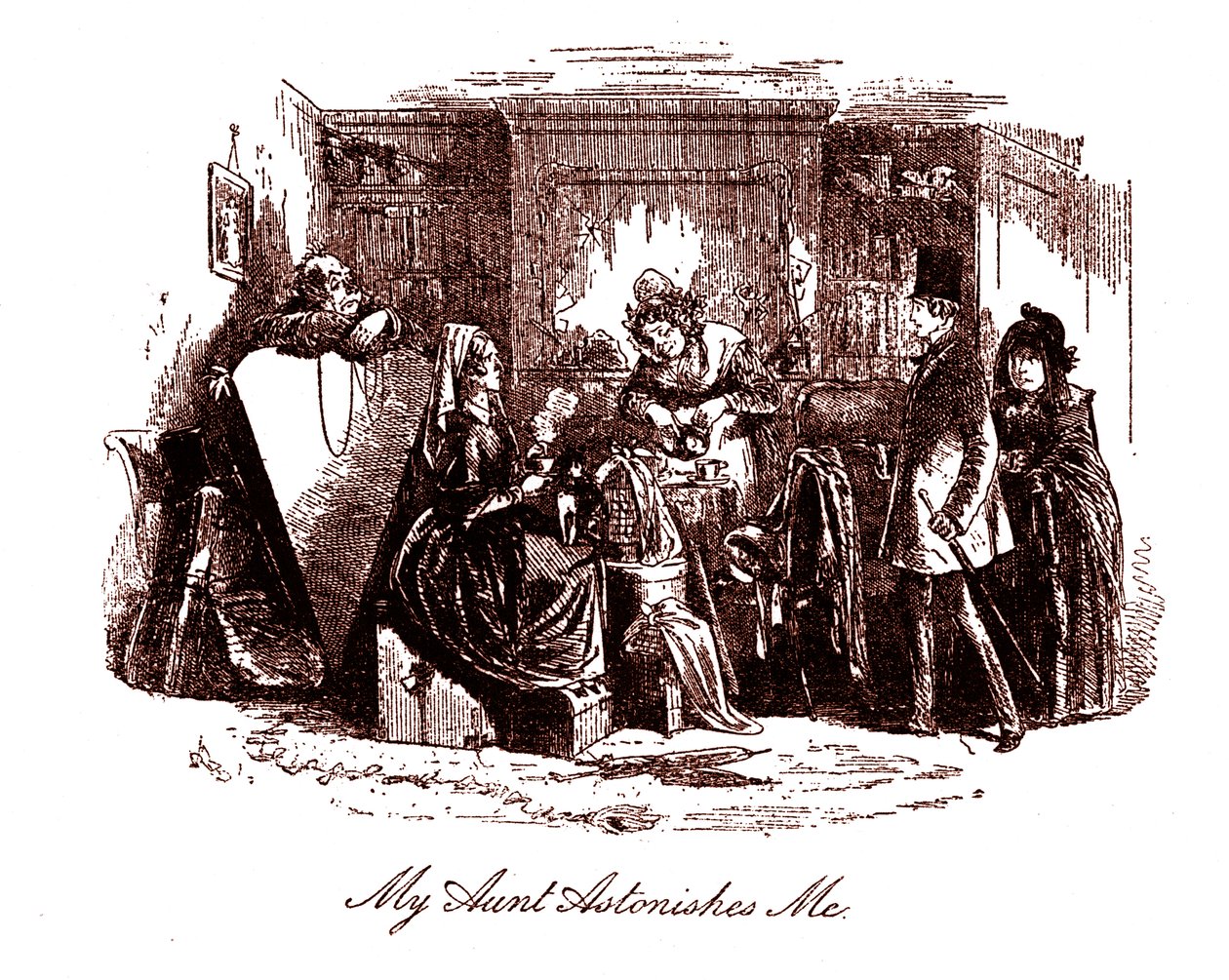 David Copperfield af Hablot Knight Browne
