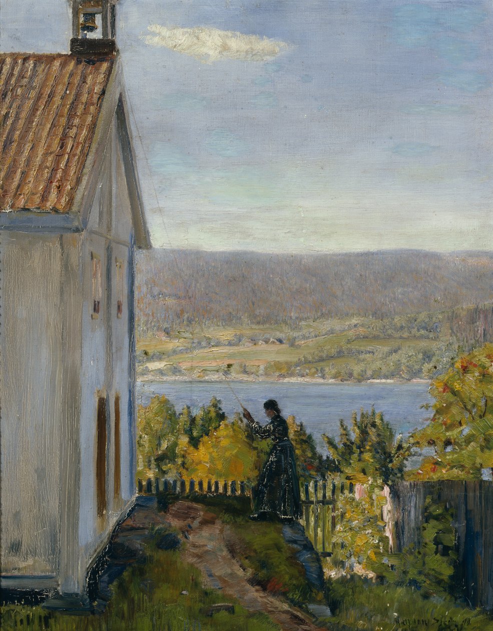 Forrådshuset ved Skoug af Halfdan Frithjof Strom