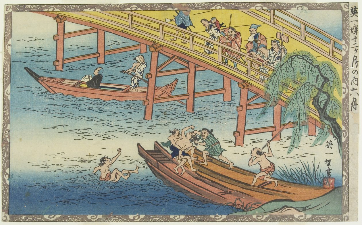 juni, begyndelsen af det 18. århundrede af Hanabusa Itcho