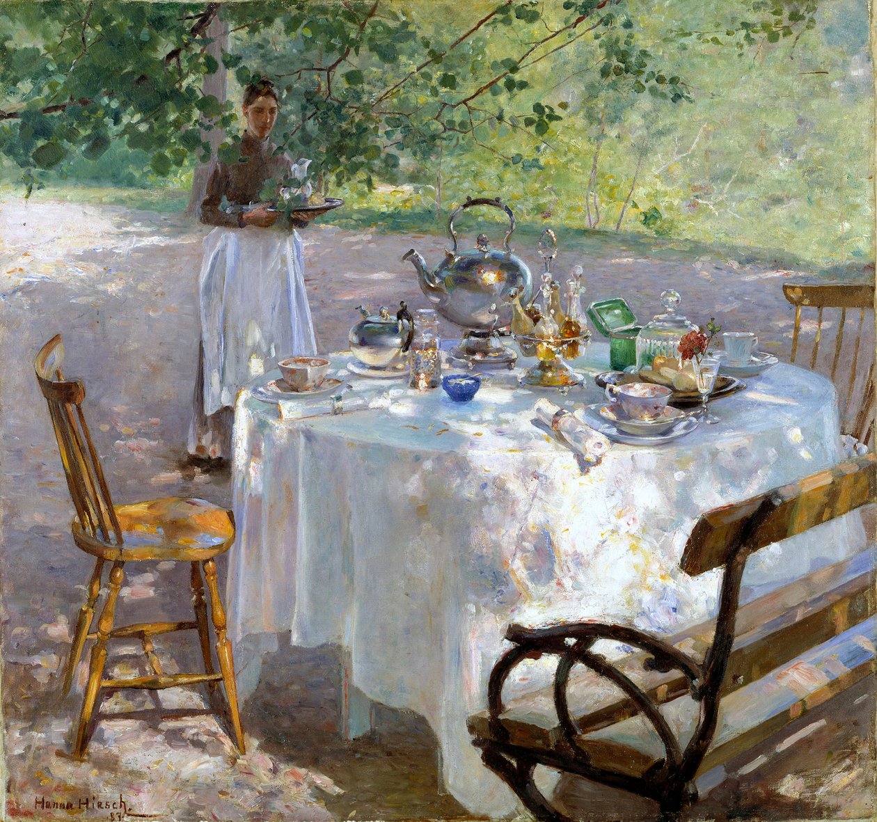 Morgenmadstid, 1887. af Hanna Pauli